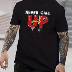 Men's Graphic Crew Neck T shirt Casual Comfy Tees For Summer