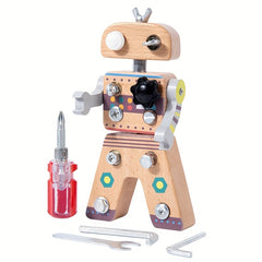 2025's Wooden Smart Building Blocks Toy Screw Assembly Educational Tool