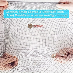 Heavy Duty Pond Net Kit 4.57x6.1m, Pool Protection Net, Skimmer Net