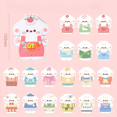 Cartoon Mini Desk Calendar Countdown Decoration Monthly Calendar