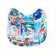 Tie Dye Flower Print Knot Headband Ladies Sports Fitness Yoga Headband
