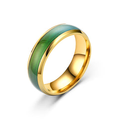 1pc Stainless Steel Couple's Changing Ring
