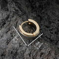 Men's Stainless Steel Hoop Earring