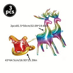 Christmas Reindeer Balloon Decoration Set for Indoor and Outdoor Party