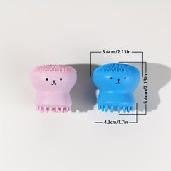 Silicone Exfoliating Face Brush Pore Minimizing Massage Soft Bristles