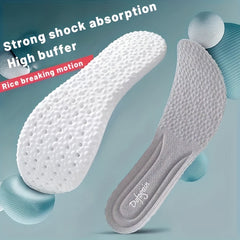 Elastic Large Particle Sports Insoles for Running