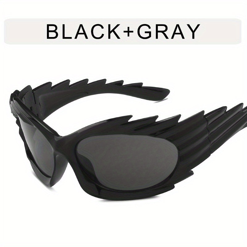Y2K Wrap Around Sunglasses UV400 Protection