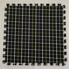 6 Pack Fabric Splicing Carpet Plaid Halloween Floor Mat Christmas Mat