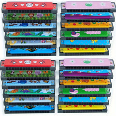 5pcs Harmonica Toy Gift 16 Holes Harmonicas Party Favor for Goodie Bags