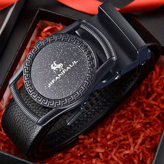 Men's PU Leather Auto Buckle Belt