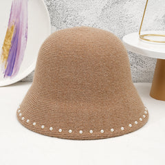 Fluffy Pearls Bucket Hat Adult Fluffy Bucket Hat