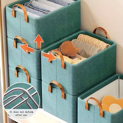 1PC Foldable Storage Box Large Capacity Clothes Trousers Storage Basket