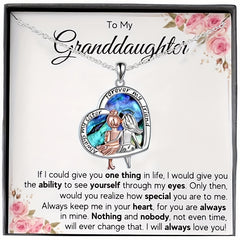 Girl's Granddaughter Infinity Love Sisters Necklace - Birthday Jewelry