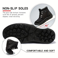 Fur Lined Snow Boots Waterproof Windproof Non Slip Winter Boots