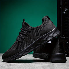Breathable Mesh Running Shoes Slip On Athletic Outdoor Men's Sneakers