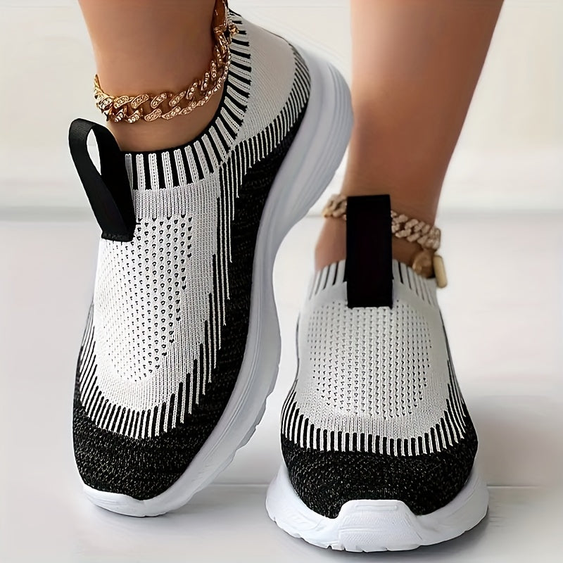 Women's Lightweight Comfort Running Shoes Breathable Slip-on Sneakers