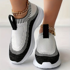 Women's Lightweight Comfort Running Shoes Breathable Slip-on Sneakers