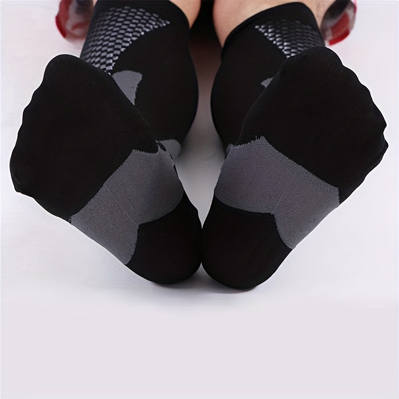 Men's Compression Knee Socks for Sports Soccer Running