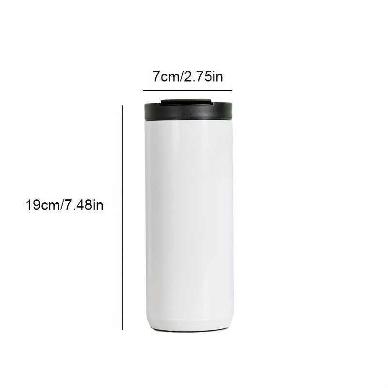 500ml Stainless Steel Coffee Cup Leakproof Vacuum Water Cup Outdoor Sports