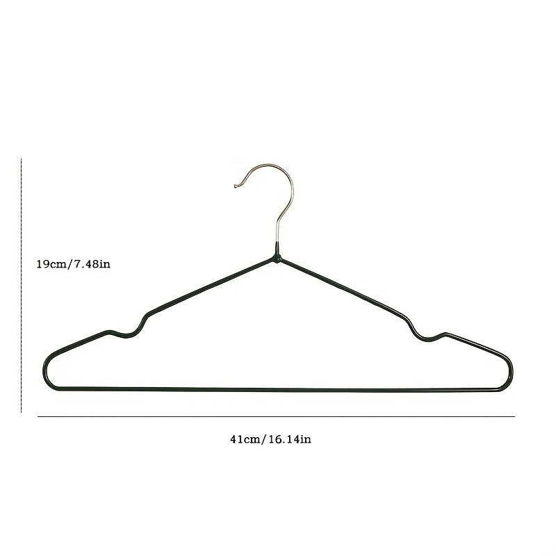 10pcs Non-slip Plastic Hangers for Children