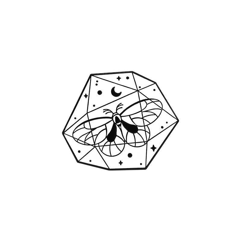Gesture Pattern Zinc Alloy Pin