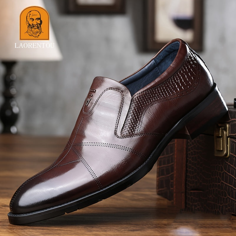 Men's Pointed Toe Dress Shoes For Business Work Office