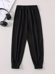 Toddler Boys Letter ENOUGH Graphic Jogger Pants
