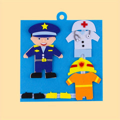 Kindergarten Characters Dress Up Puzzle for Educational Play