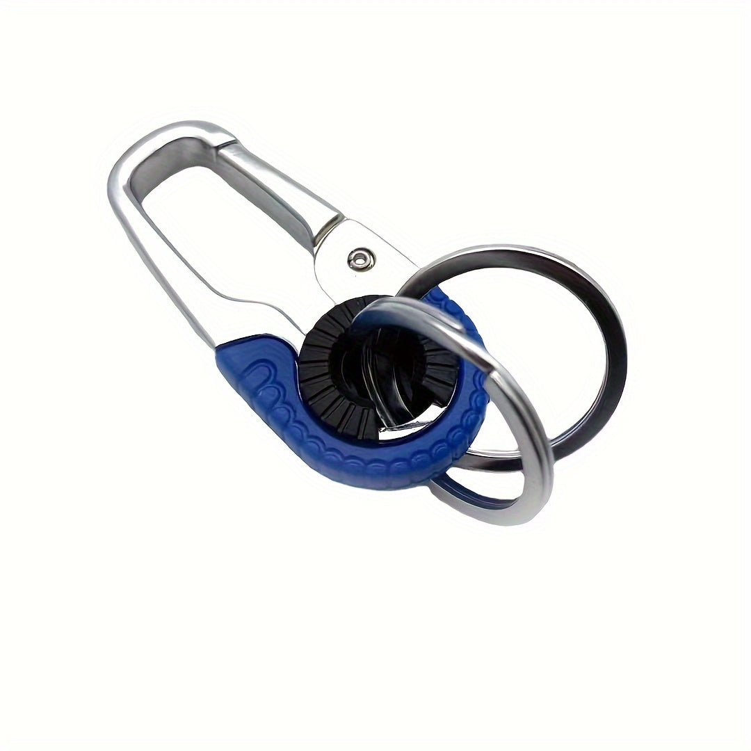 Creative Car Key Chain Waist Hanging Stainless Steel Key Ring Gift
