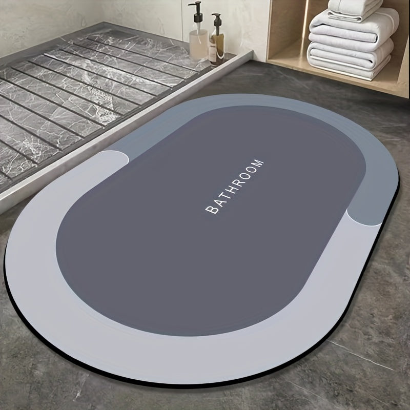 Absorbent Non Slip Bathroom Mat for Shower and Indoor Floor