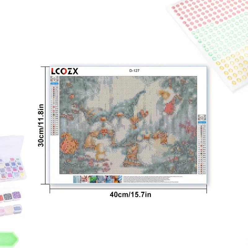 Christmas Santa 5D Diamond Painting Kit DIY Embroidery Home Decor Gift