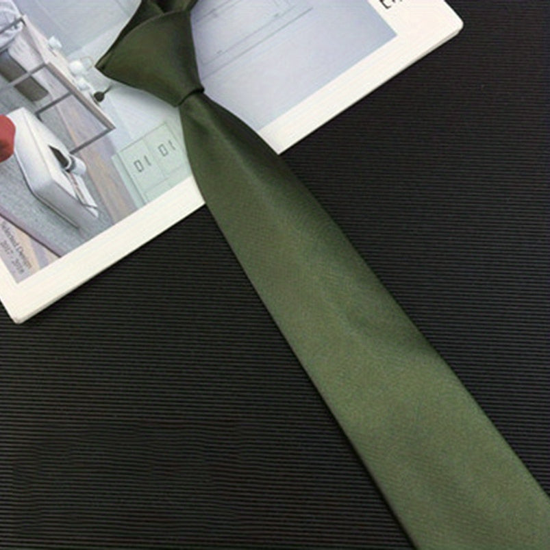 High Quality Green Skinny Suit Tie 8.0cm