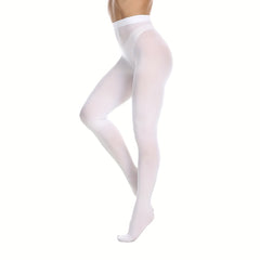 Solid Slim Tights High Waist Elastic Pantyhose Women's Stockings