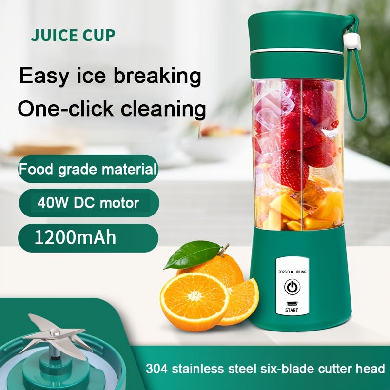 Wireless Portable USB Blender 6 Blades Fruit Smoothies Juice Cup