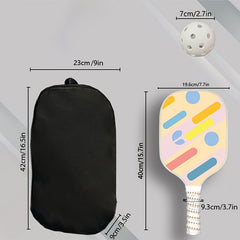 4-Paddle Pickleball Set with 4 Balls & Handbag