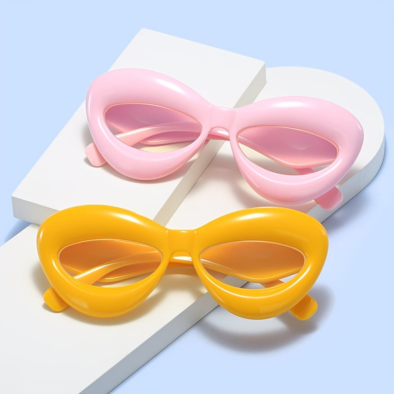 Cat Eye Glasses Light Blocking Oval Shape Glasses