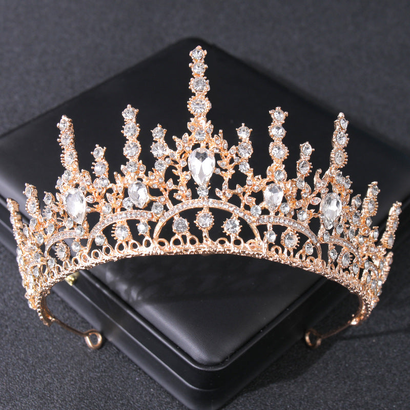 Vintage Rhinestone Wedding Crown Tiara Hairband