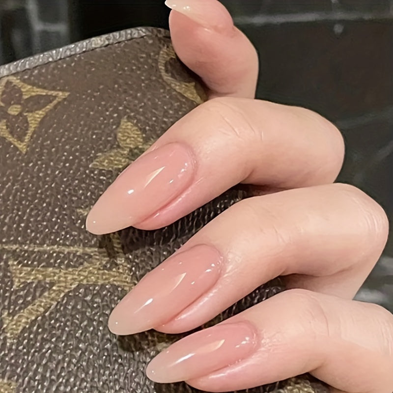 100pcs Soft Gel Nail Tips Almond Shaped False Nail Tips For Nail Extension