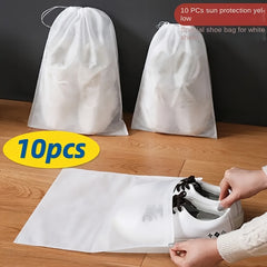 Drawstring Shoe Bag Dustproof Travel Organizer Pouch