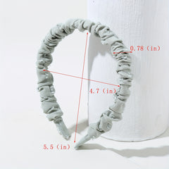 Green Floral Headband Boho Thin Hairband Vintage Style Hair Accessories