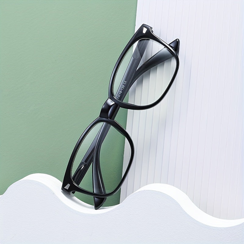 Men's Women's Glasses Spring Legs Flat Mirror Sunglasses