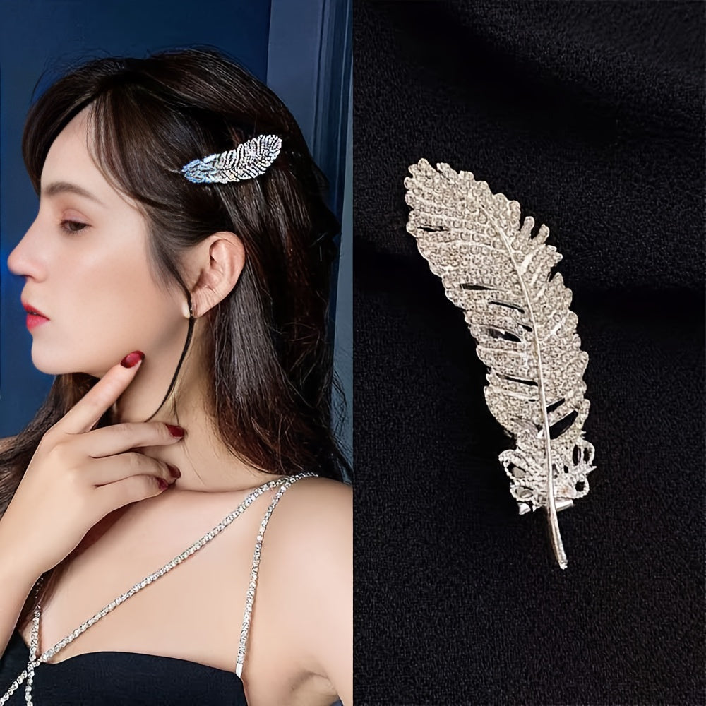 Rhinestone Hair Barrette Hair Clip Hair Styling Accessory
