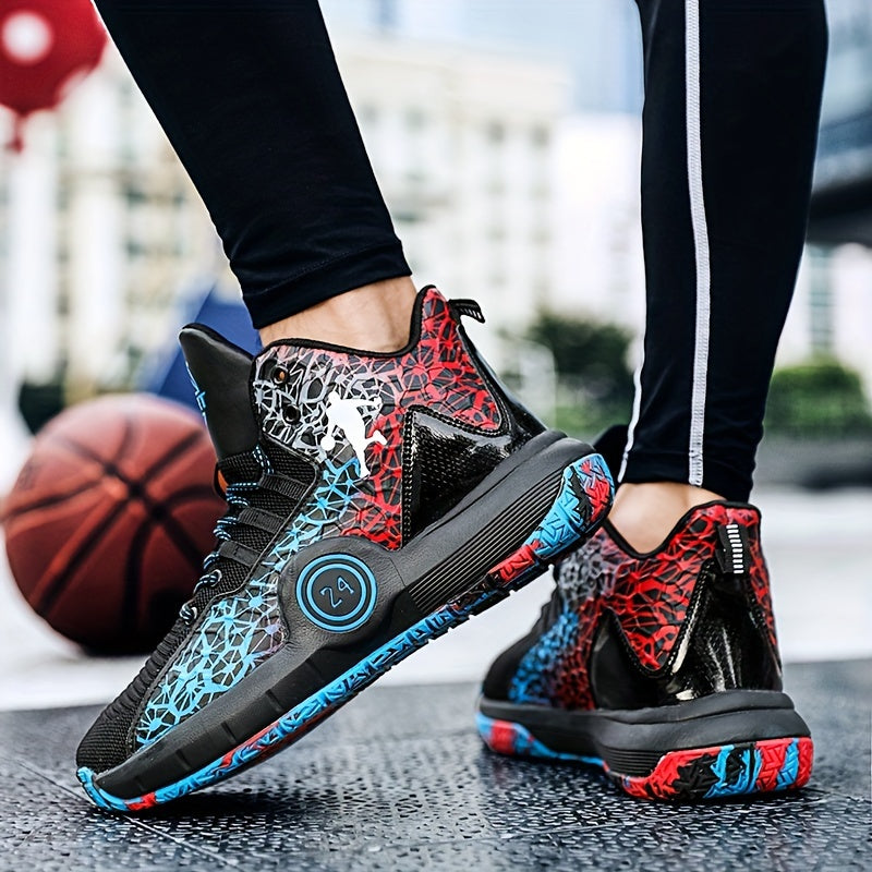 Men's Block Basketball Shoes Comfy Non Slip