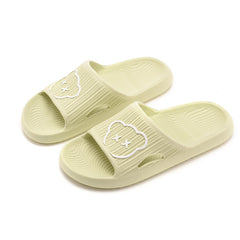 Women's Cartoon House Slippers Open Toe Soft Sole Anti slip Home Slides