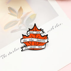Leaf Alloy Brooch Personality Creative Pin