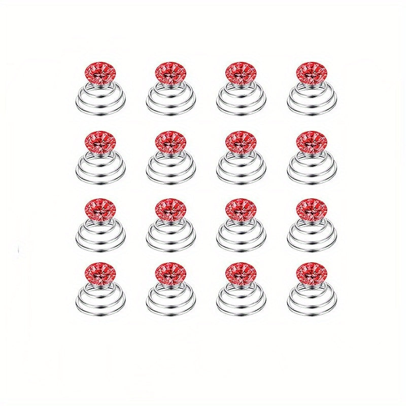 12pcs Rhinestone Spiral Hair Clip for Wedding Bridal Prom Party