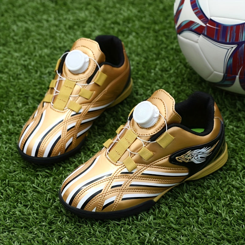 Kids Turf Soccer Shoes Athletic Shock Absorption Non slip Sneakers