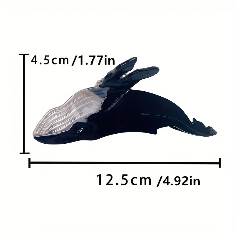 Dolphin Hair Claw Clip Ocean Animal Ponytail Holder