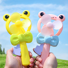 Kids Mini Handheld Fan Cartoon Toy Small Gift Random