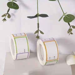250 Adhesive Date Sticker Label Roll